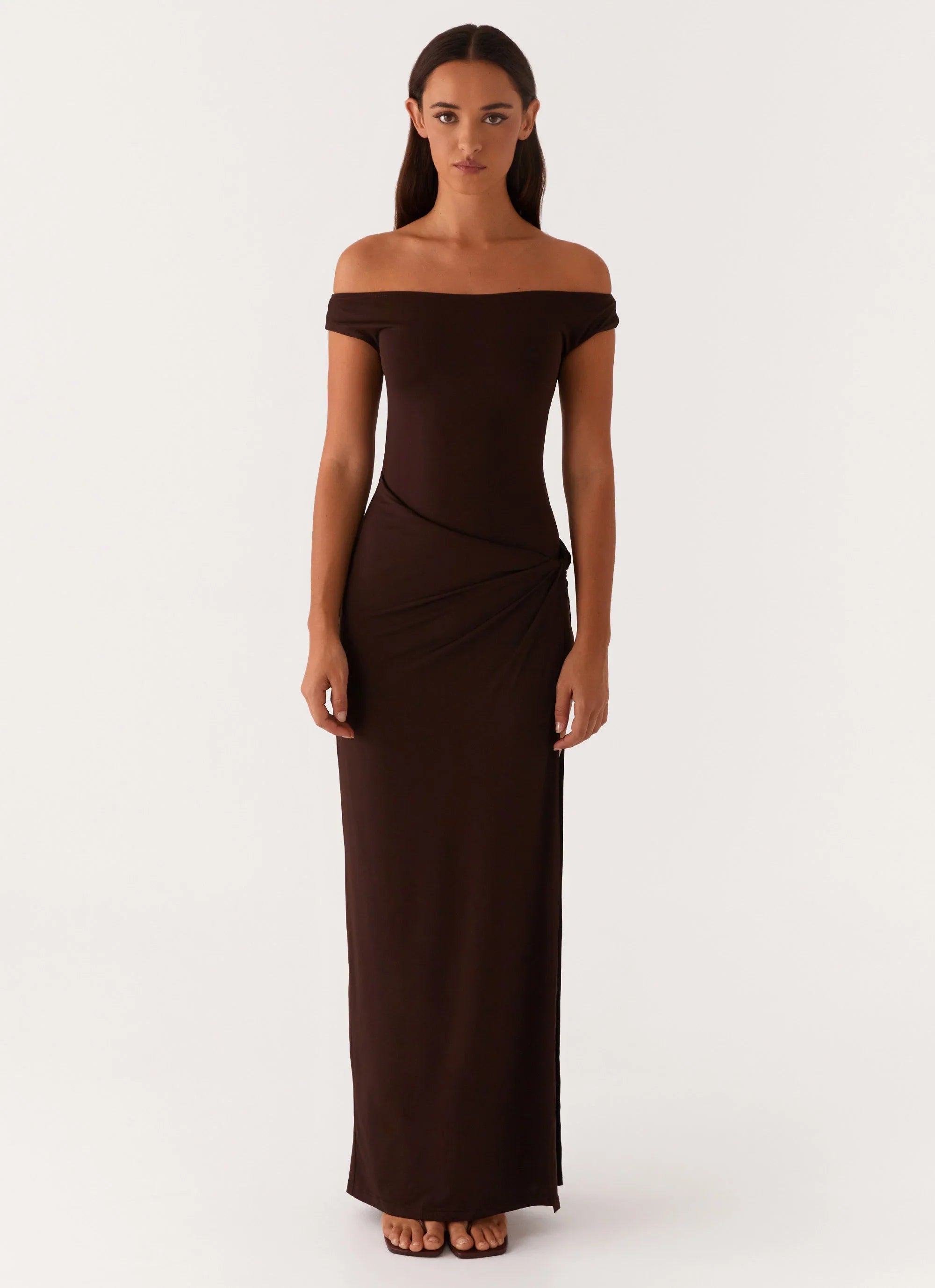 Amerie Maxi Dress Chocolate