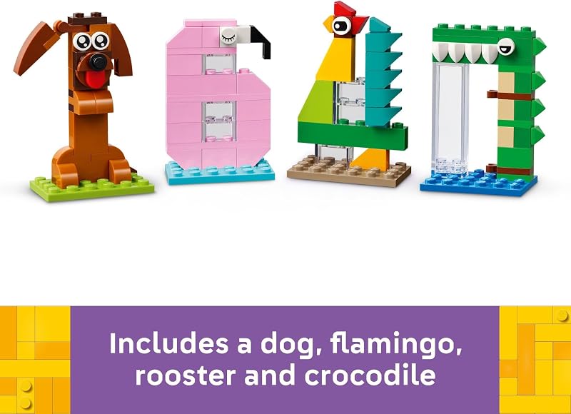 LEGO Birthday Numbers Educational Counting Building Toy for Boys Girls Ages 6 Birthday Decoration for Kids Fun Gift Idea 40807