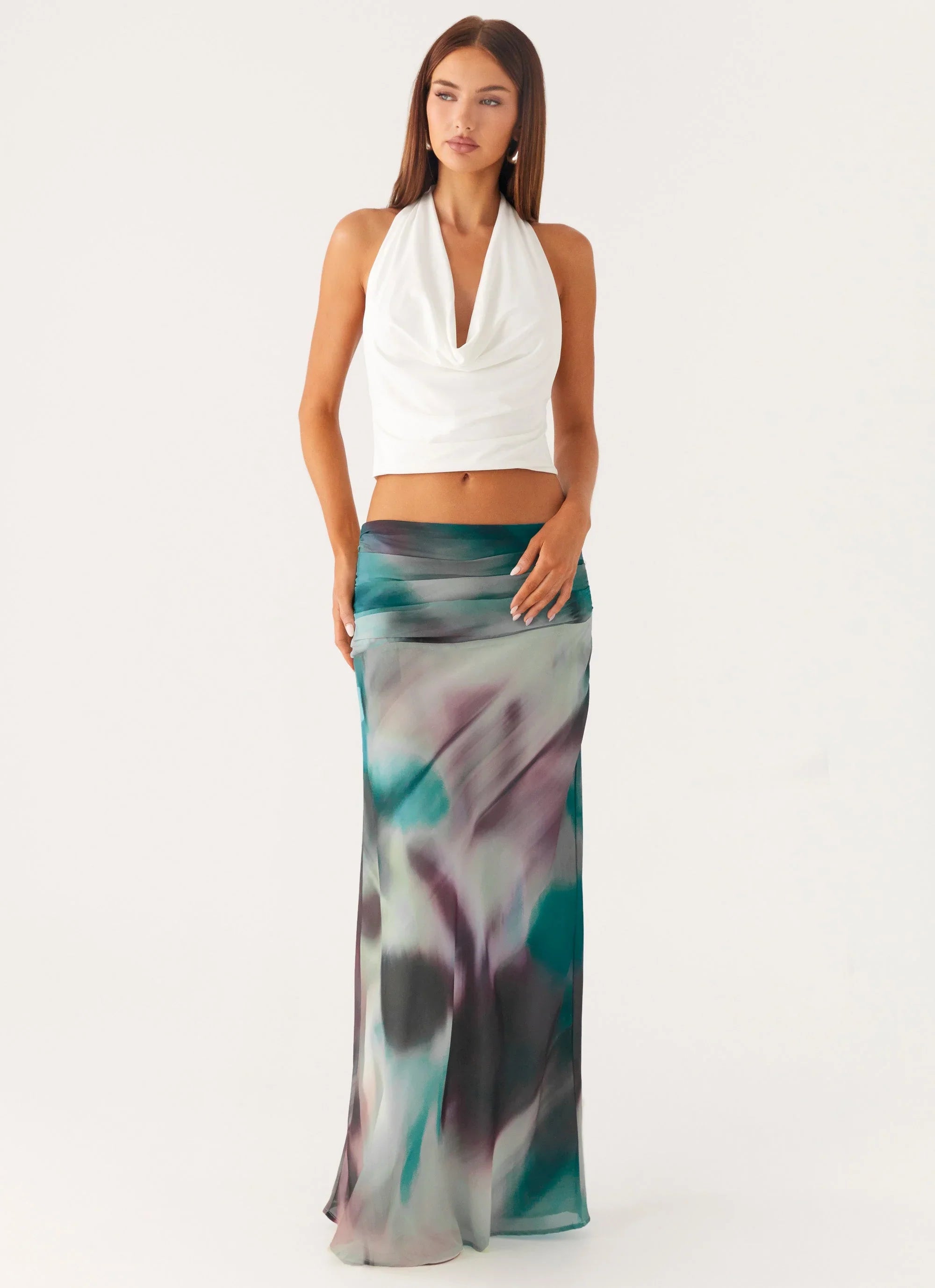 Rimi Maxi Skirt Sea Splash