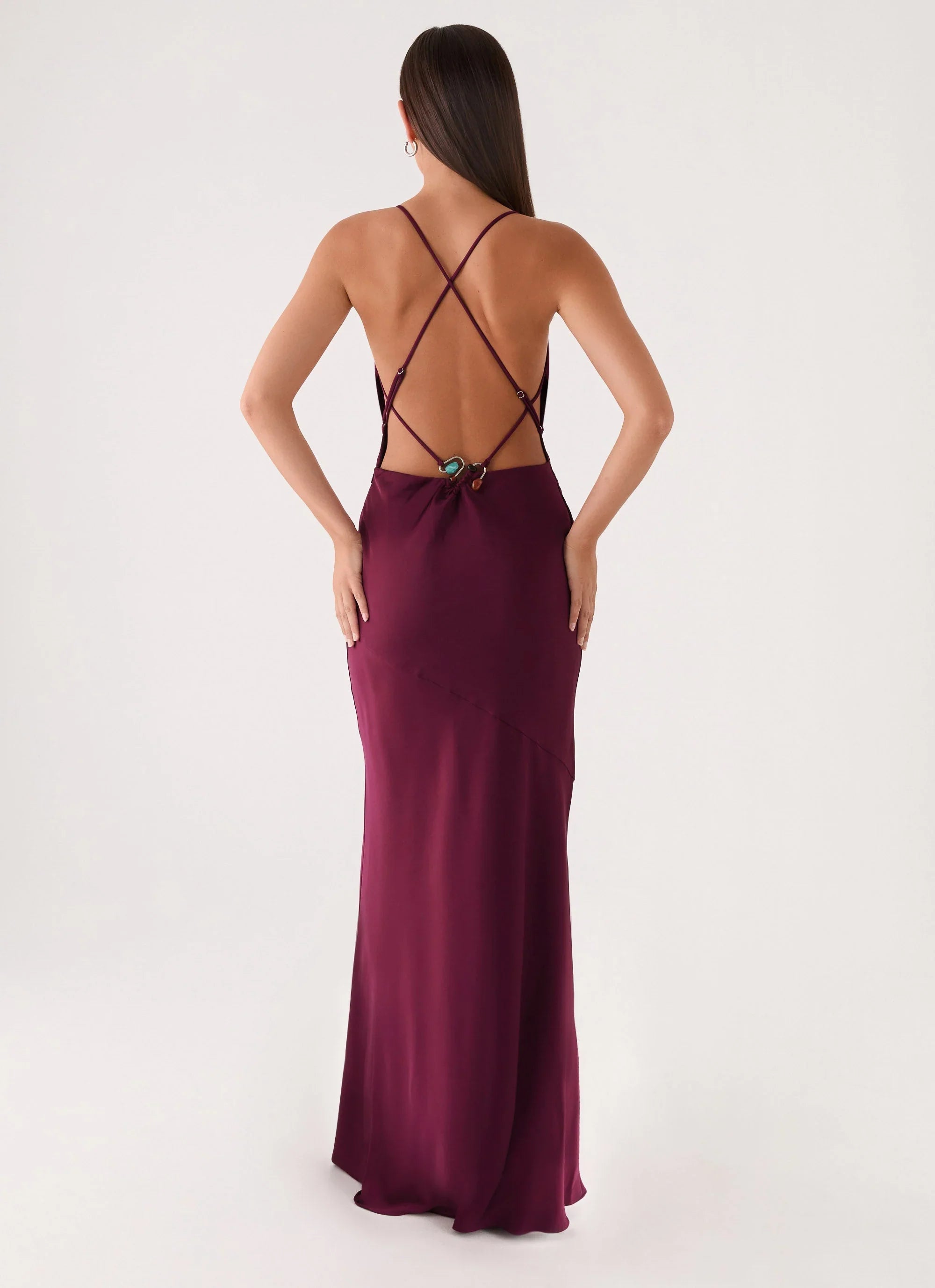 Tiano Maxi Dress Plum
