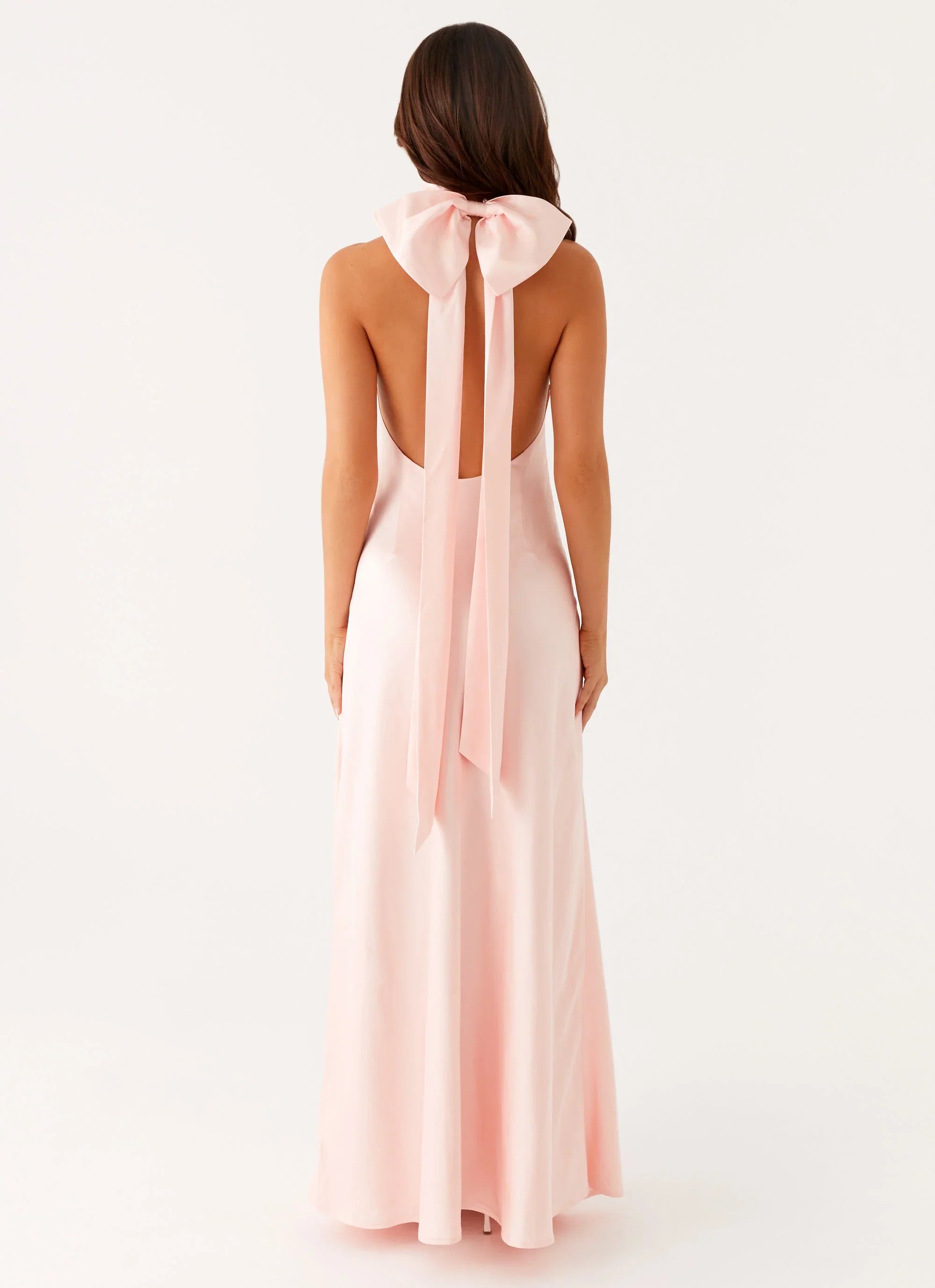 Siani Backless Maxi Dress Pink