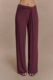 Ramona Modal Straight Leg Pant Mahogany