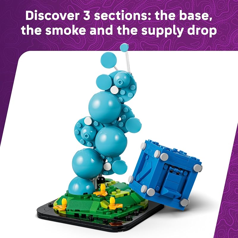 LEGO Fortnite Supply Drop 77080 Building Toy Boys Girls Ages 10 Display Model for Fans Kids Bedroom Desk Decor 314 pieces Gift for Gamers