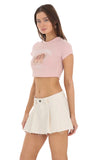 City of Los Angeles Graphic T Shirt in Pink