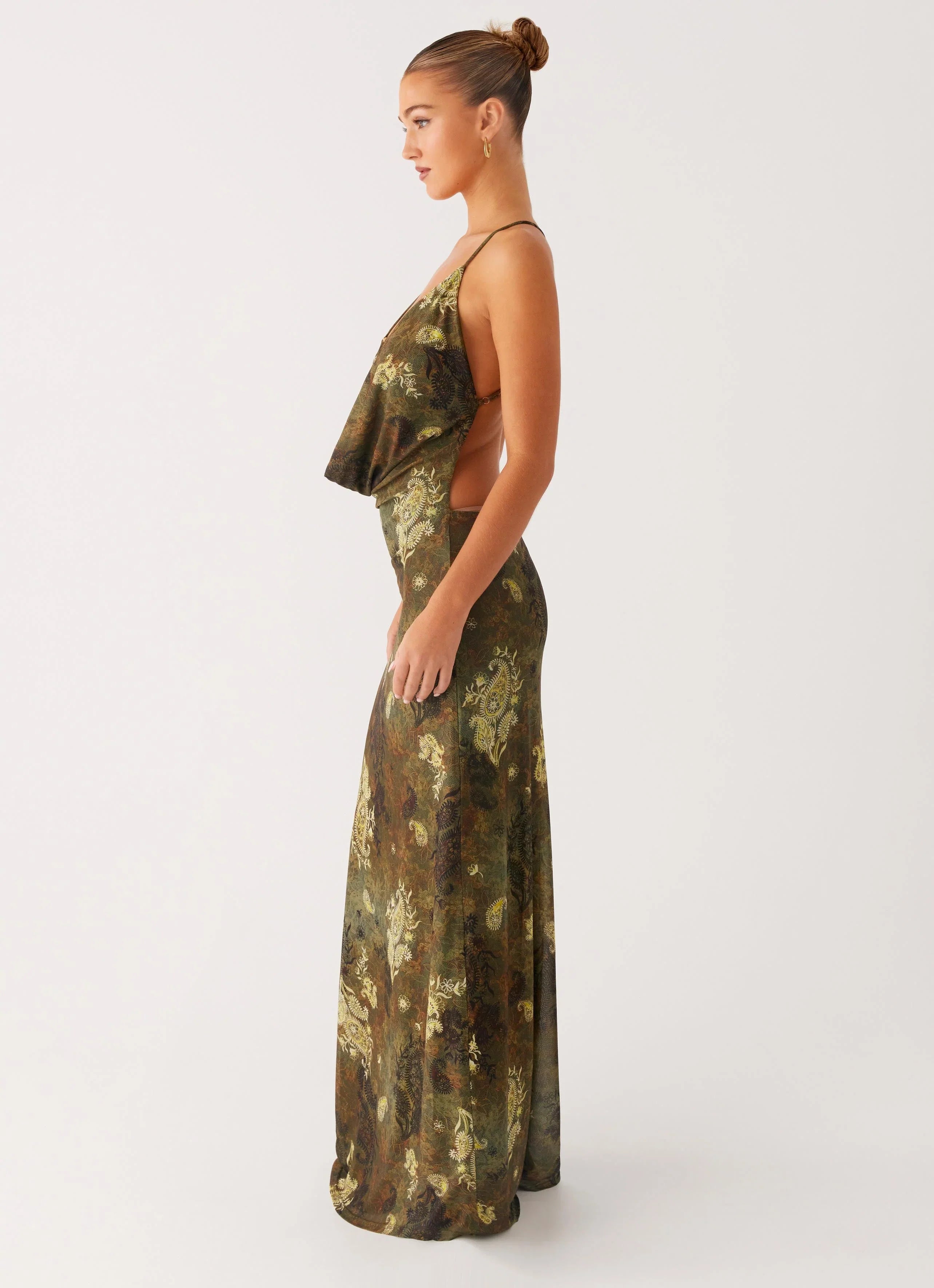 Star Fields Maxi Dress Cyber Floral