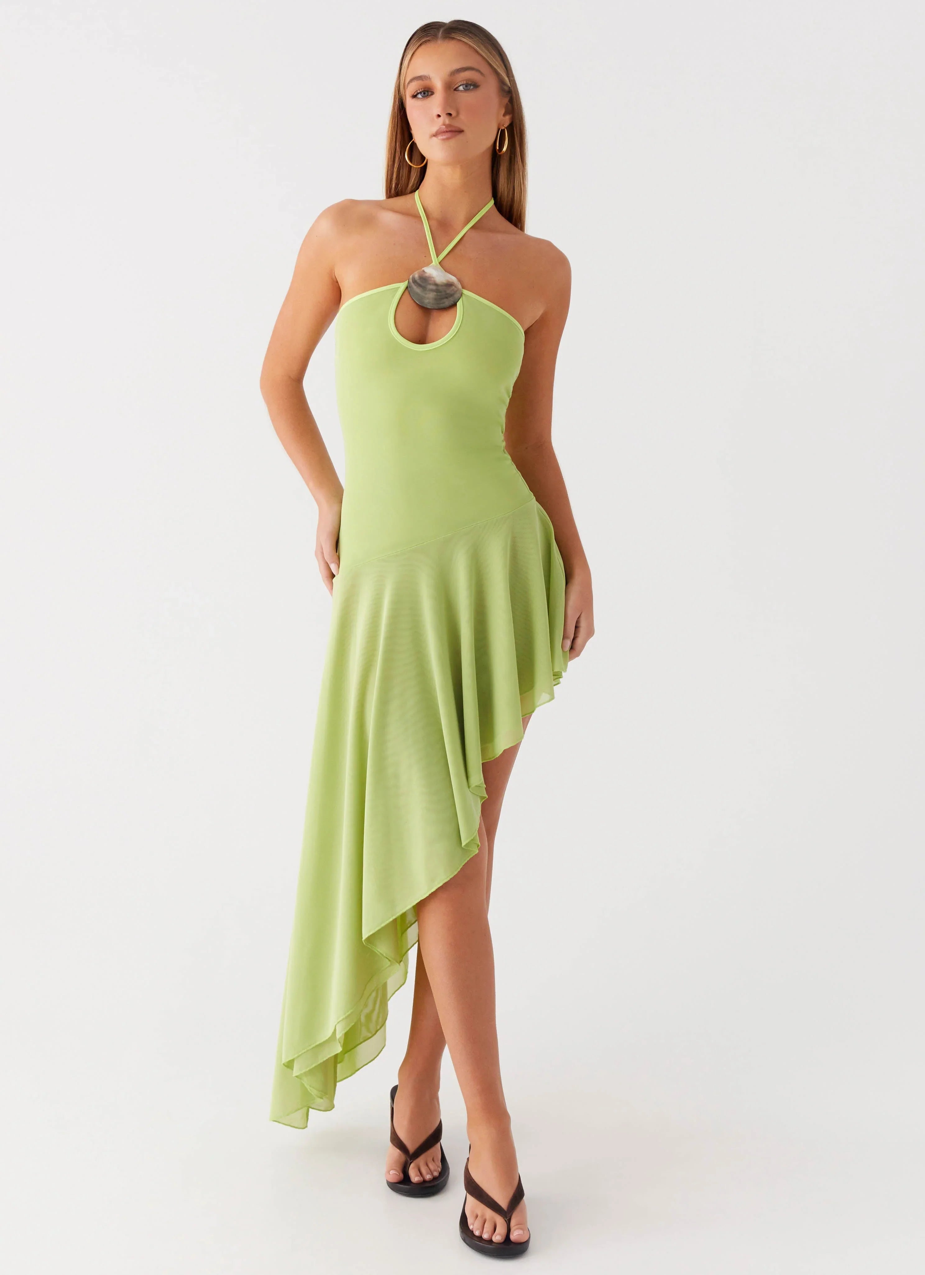 Avigalle Maxi Dress Lime