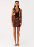 Larson Mini Dress Black Gradient