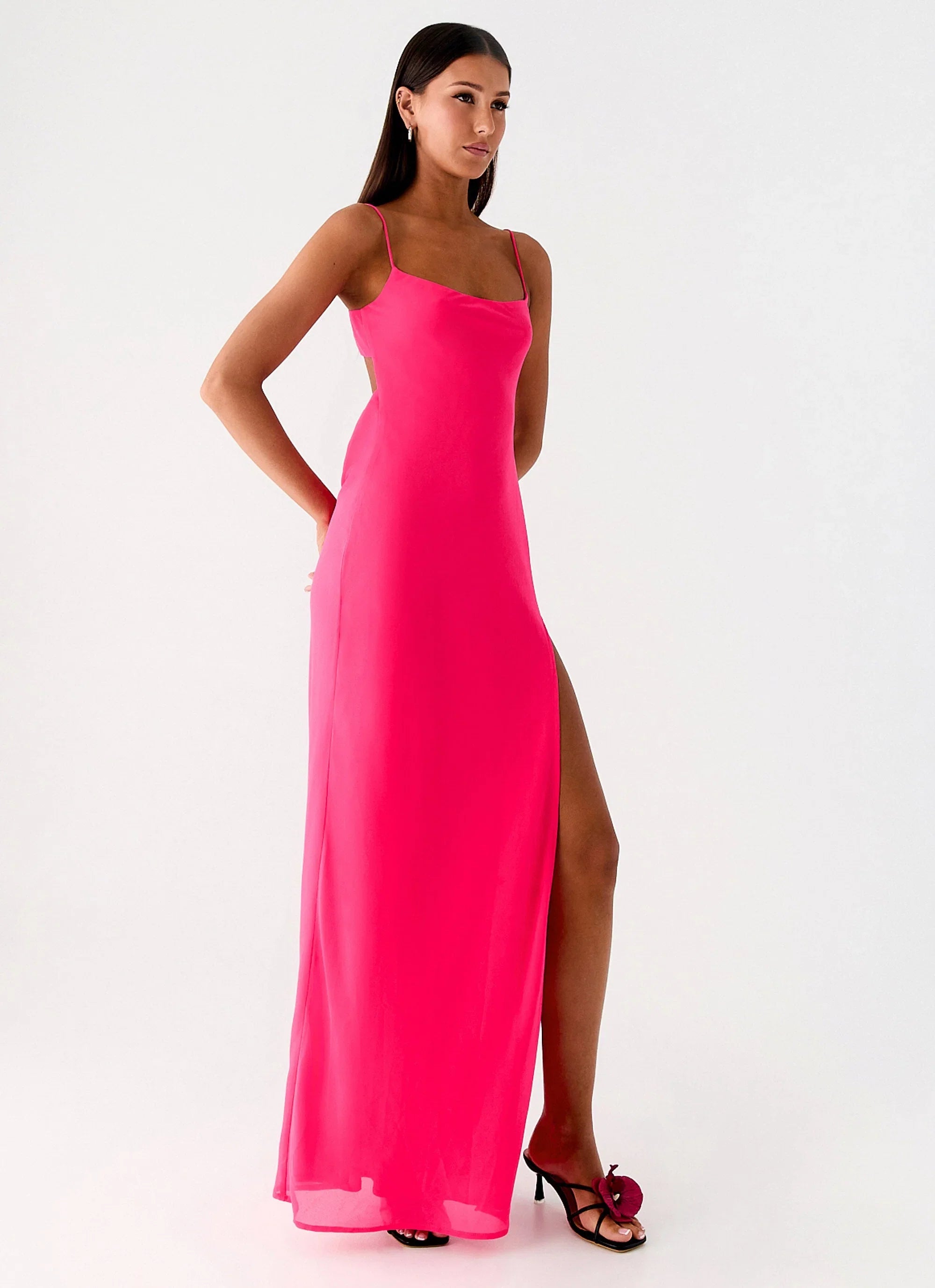 Alouette Maxi Dress Fuchsia