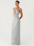 Off The Bass Maxi Dress Grey