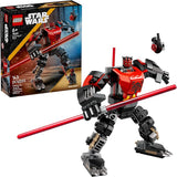 LEGO Star Wars Darth Maul Mech Kids Toy Building Toy with Pretend Play Lightsaber Birthday Gift Idea for Boys and Girls Ages 6 Collectible Decor for Fans of The Clone Wars 75411