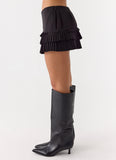 Skyler Mini Skort Black