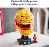 LEGO Editions Scuderia Ferrari HP Lewis Hamilton Helmet Building Set for Teens Ages 14 Collectible F1 Display Bedroom or Home Office Decor Gift for Racing Fans 43022