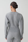 Ciaralee Cinched Waist Jumper Grey Marle