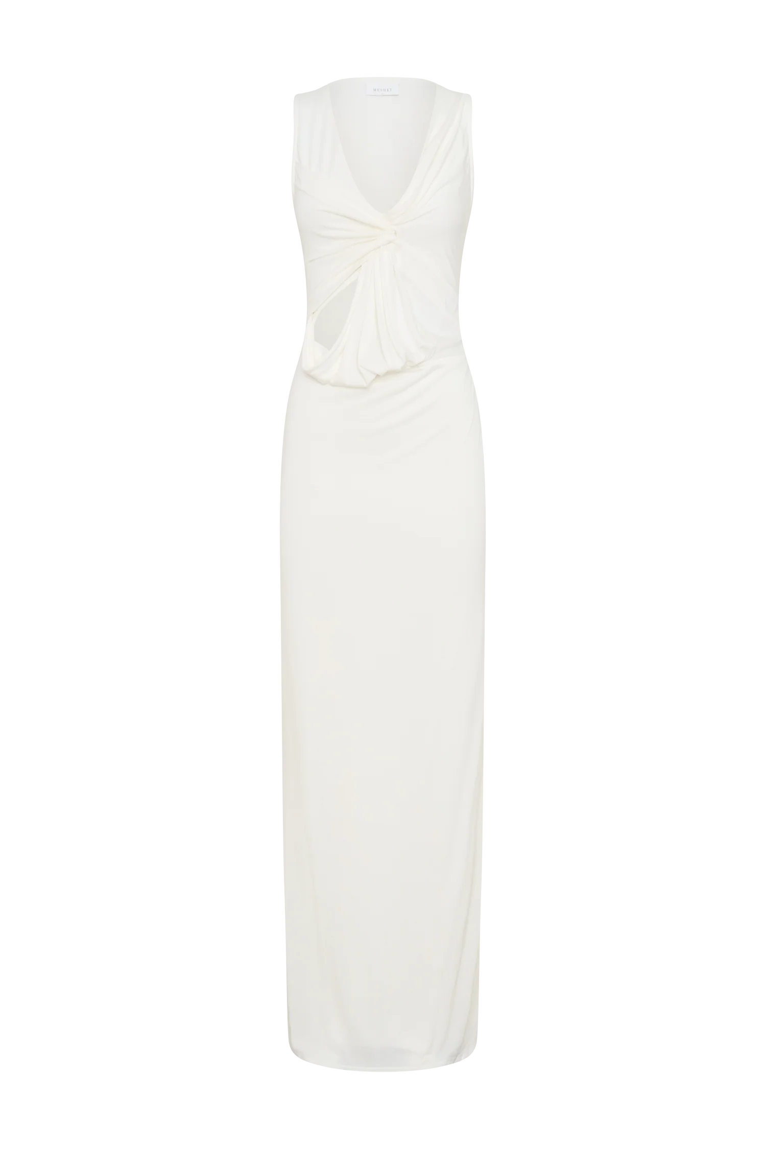 Kassidy Peached Jersey Maxi Dress Ivory