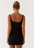 Aretha Mini Dress Black