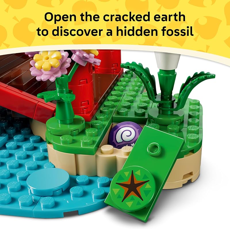 LEGO Animal Crossing Timmy Tommys Fun Day Out 77059 Collectible Building Toy for Girls Boys Ages 10 Display for Kids Bedroom or Book Shelf 513 pieces Gift for Birthdays
