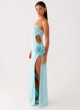 Fenway Strapless Maxi Dress Mint