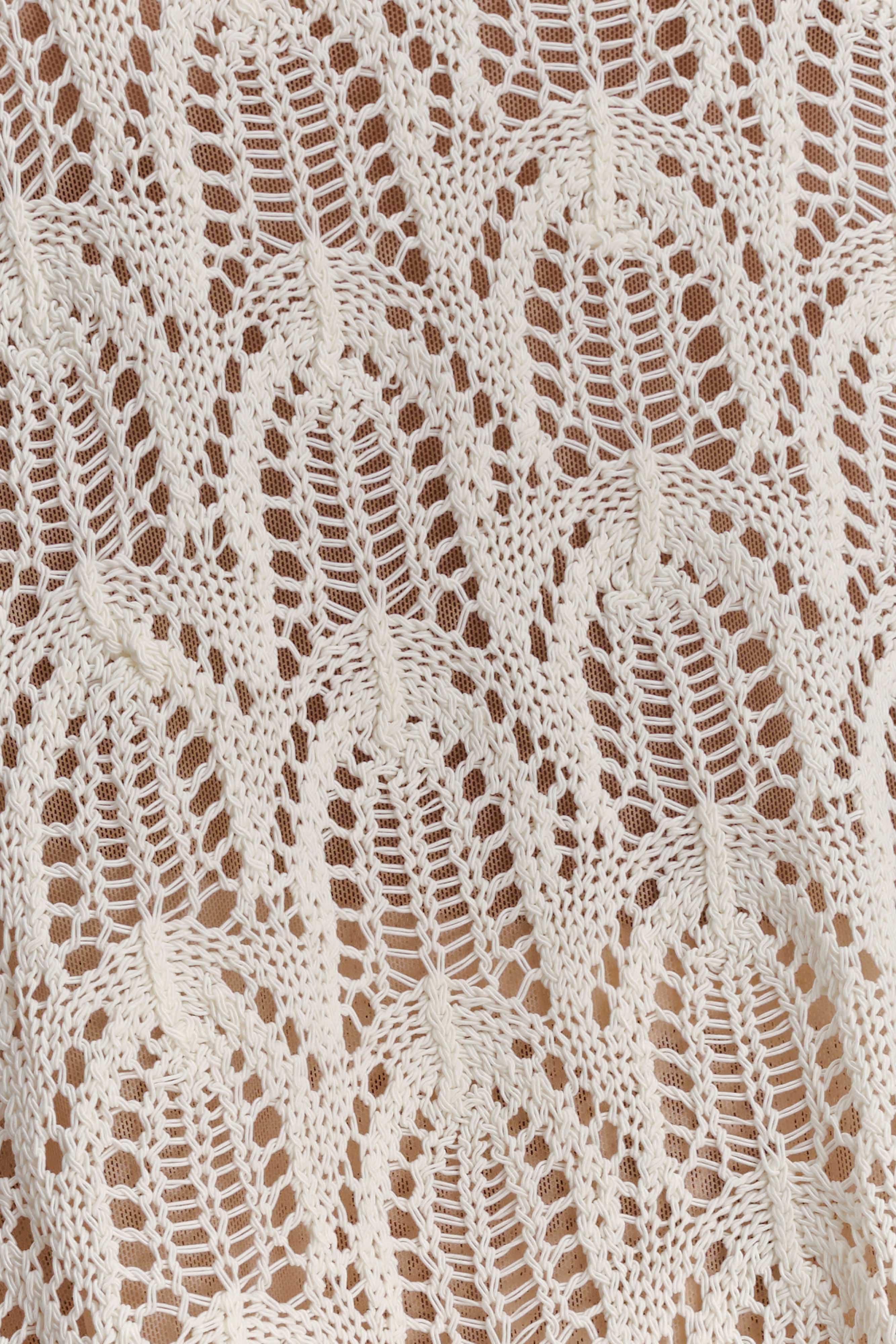 Glinda Crochet Pants Ivory