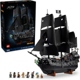 LEGO Icons Captain Jack Sparrows Pirate Ship Building Set for Adults Ages 18 Room Decor for Office Bedroom or Shelf Collectible Black Pearl Ship for Pirates of The Caribbean Fans 10365