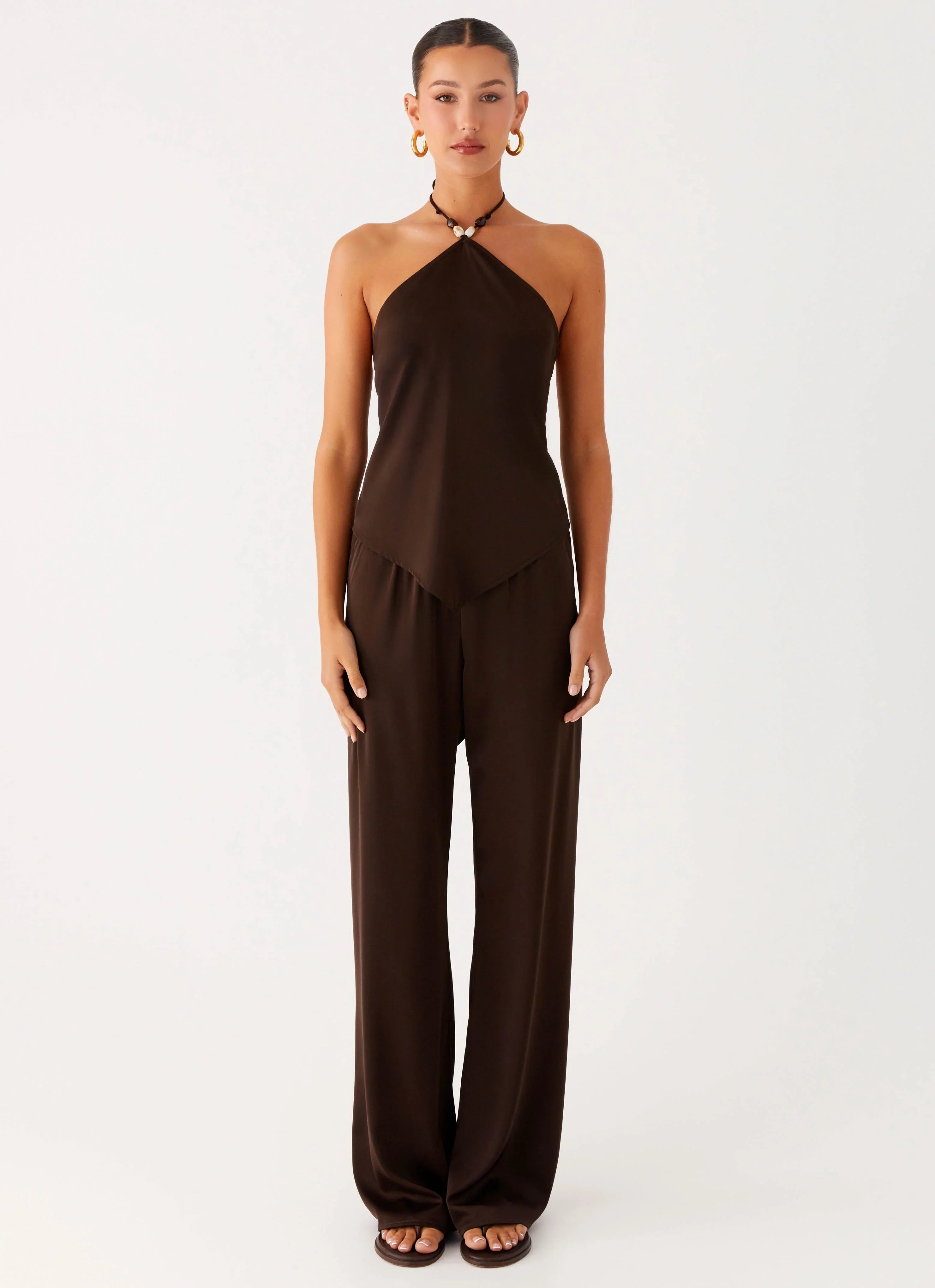 Deacon Low Rise Pants Chocolate