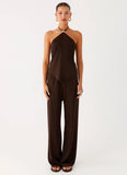 Deacon Low Rise Pants Chocolate