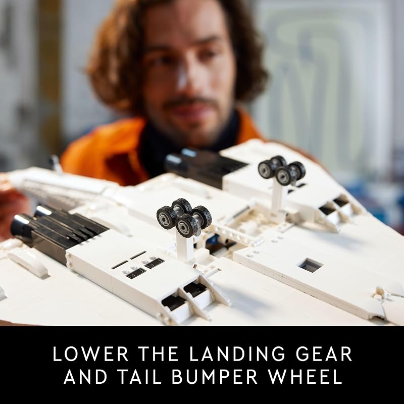 LEGO Icons Concorde Model Aircraft Gift for Adults Build a Replica Model of the Worlds Most Famous Supersonic Commercial Passenger Plane with Authentic Details and Functional Pieces 10318