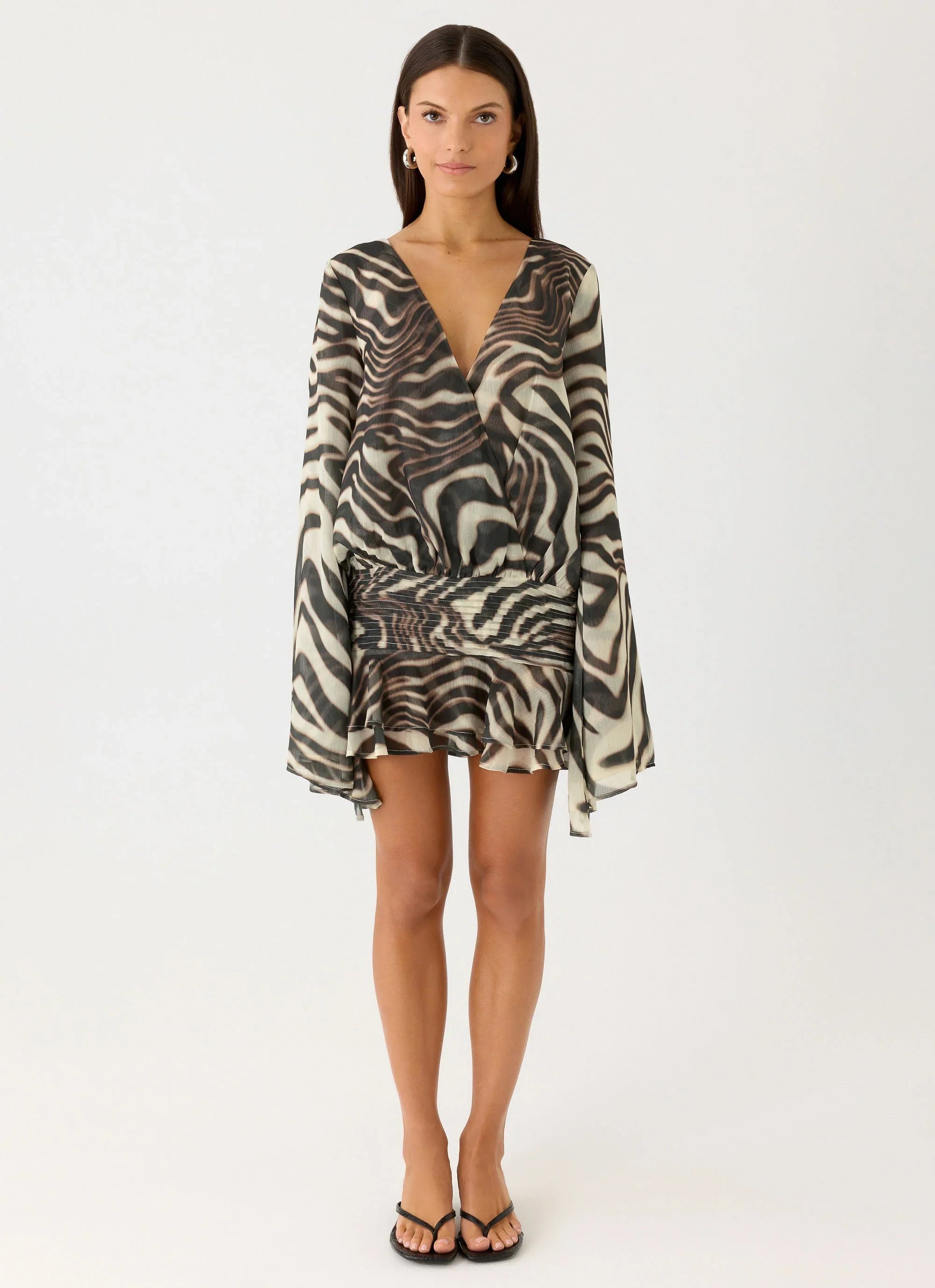 Elisana Mini Dress Zebra