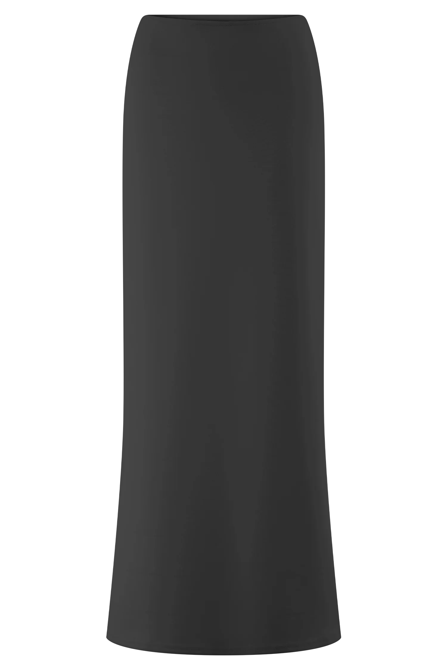 Eris Scuba Jersey Maxi Skirt Black