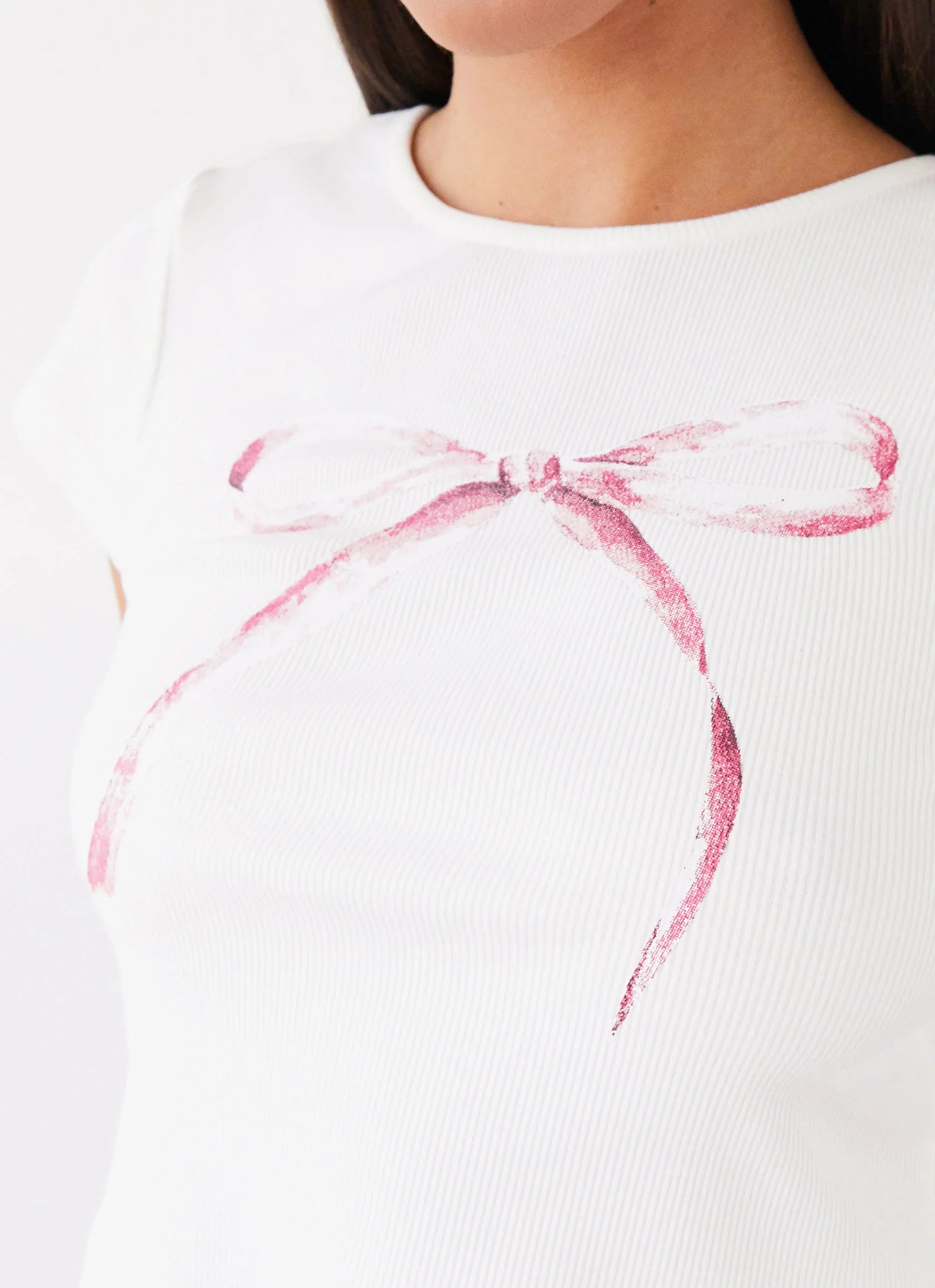 Rosalind Baby Tee White