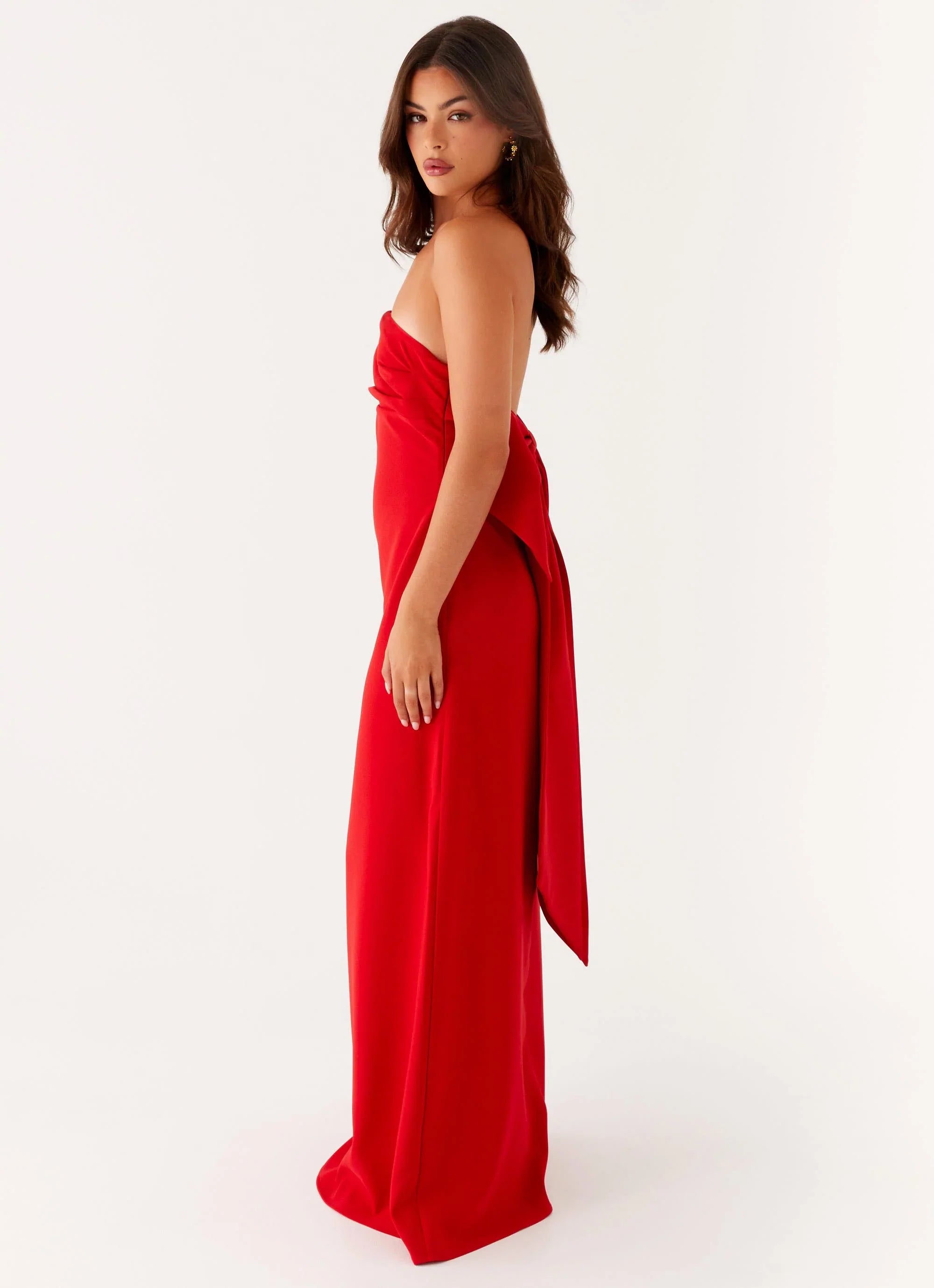 Meredith Maxi Dress Red