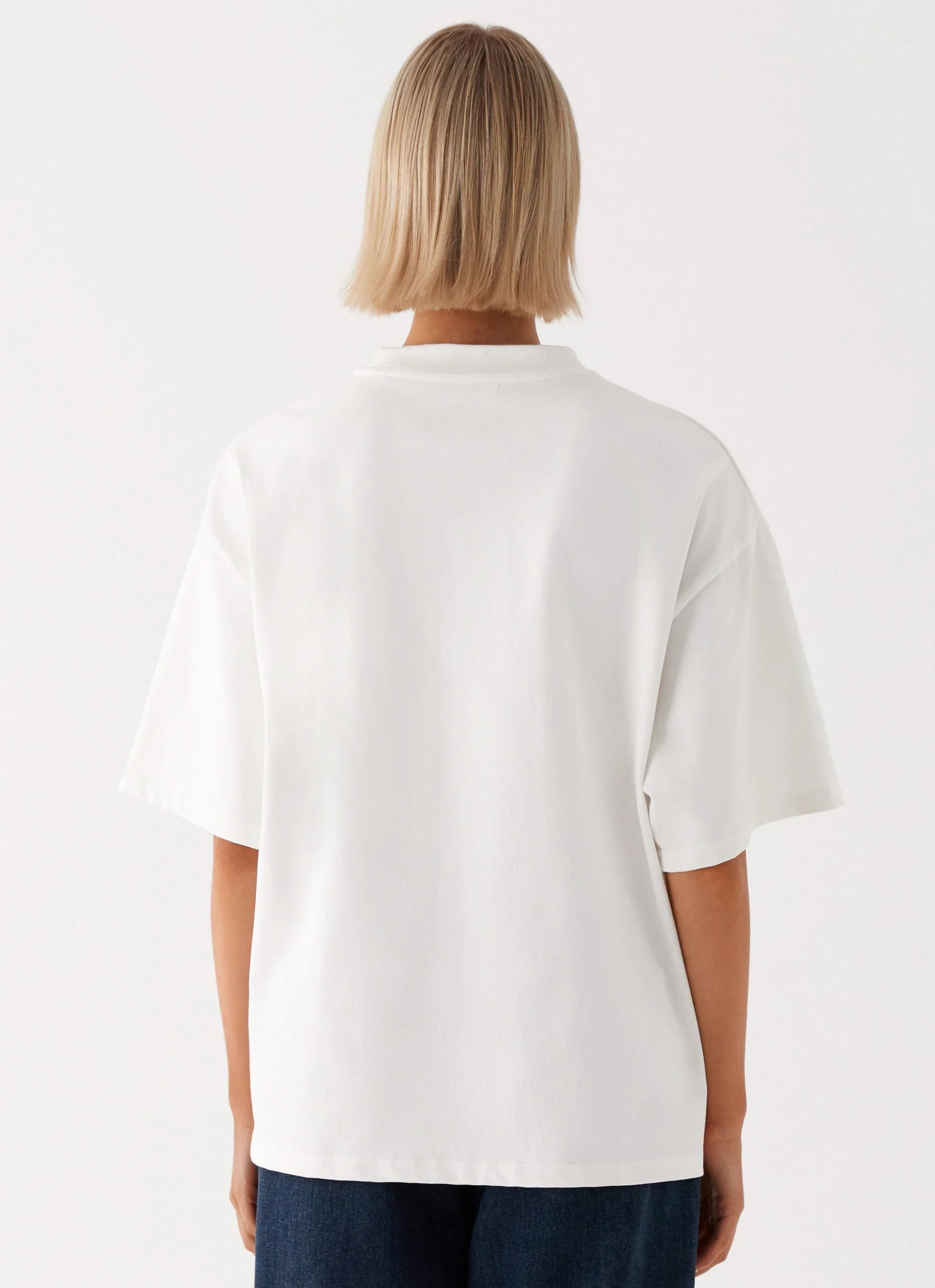 Carefree Monogram T Shirt White