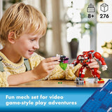 LEGO Sonic The Hedgehog Knuckles Guardian Mech 76996 Back to School Gift for Students Building Toy Boys Girls Ages 8 Sonic Action Figure Set 276 pieces 2 Minifigures