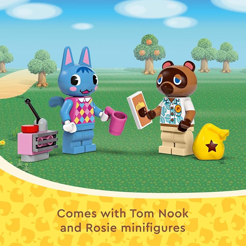LEGO Animal Crossing Nooks Cranny Rosies House Buildable Video Game Toy for Kids Includes 2 Animal Crossing Toy Figures Birthday Gift Idea for Girls and Boys Aged 7 and Up 77050