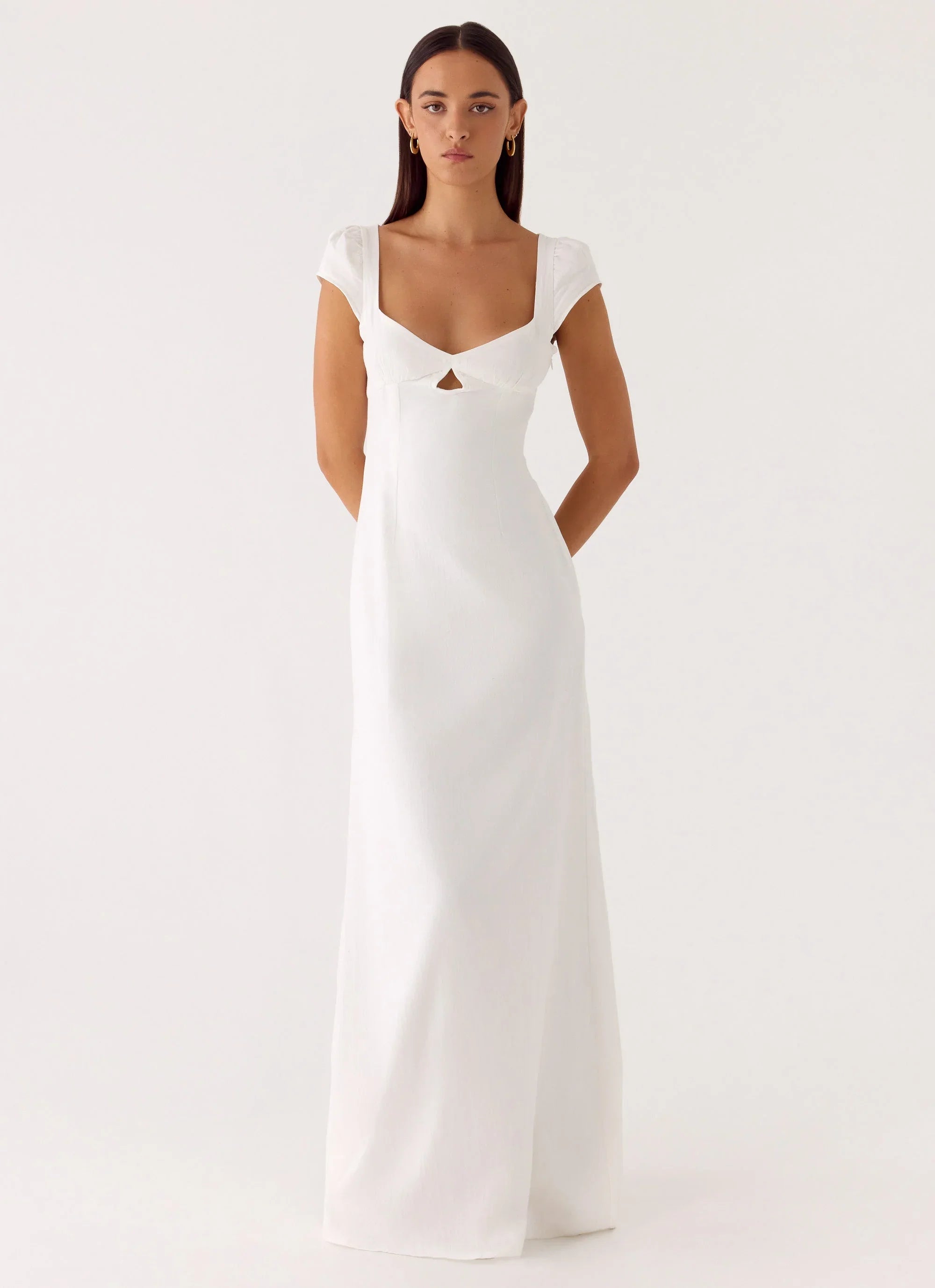 Never Really Over Maxi Dress White
