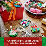 LEGO Christmas Ornament Selection Building Toys Holiday Crafts for Family Kids Boys Girls Ages 6 Hanging Christmas Decorations for Tree 40744