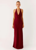 Angie Maxi Dress Burgundy