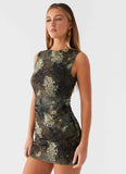 Zella Mini Dress Cyber Floral