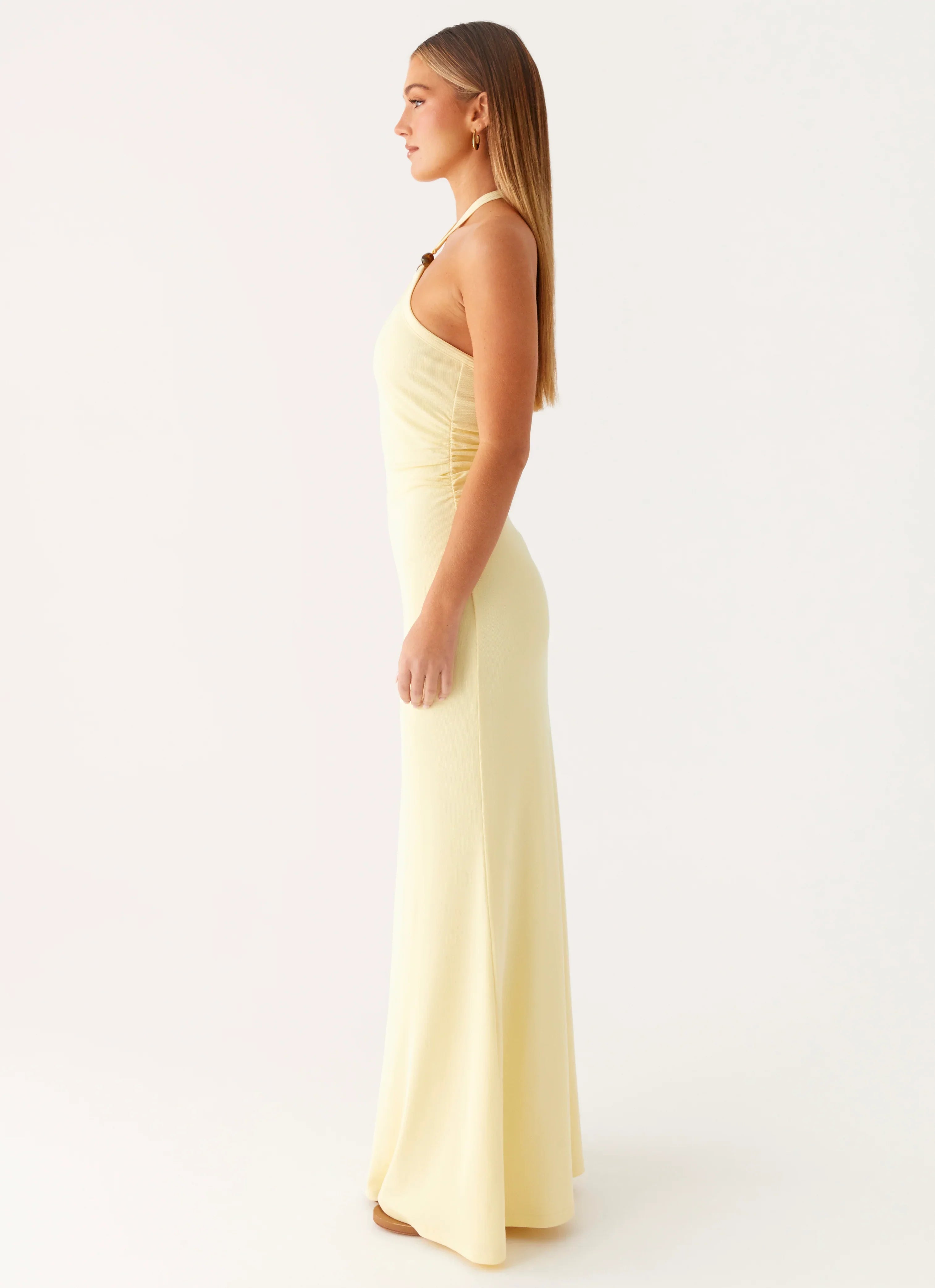 Instant Attraction Maxi Dress Yellow