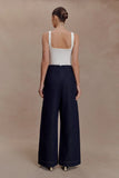 Maral High Waisted Dart Jeans Washed Indigo Blue