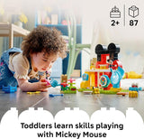 LEGO DUPLO Disney Mickey Mouse Clubhouse with Minnie Pluto 10465 Birthday Gifts for Girls Boys Ages 2 Disney Building Toy for Toddlers 87 pieces Fine Motor Skills Figures Playset