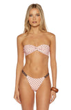 Ellis Pink Polka Dot Bikini Bottoms
