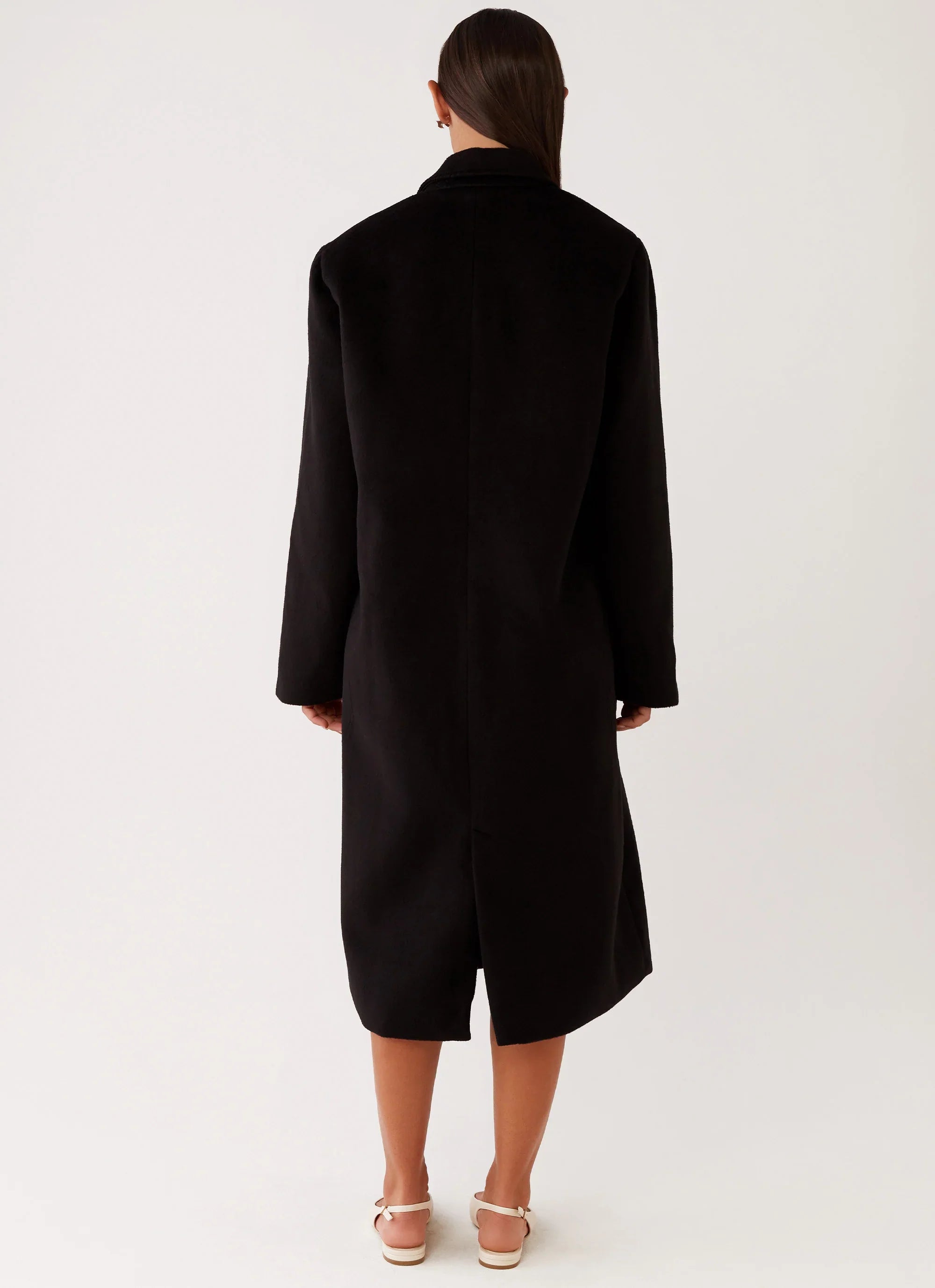Gianni Double Breast Coat Black
