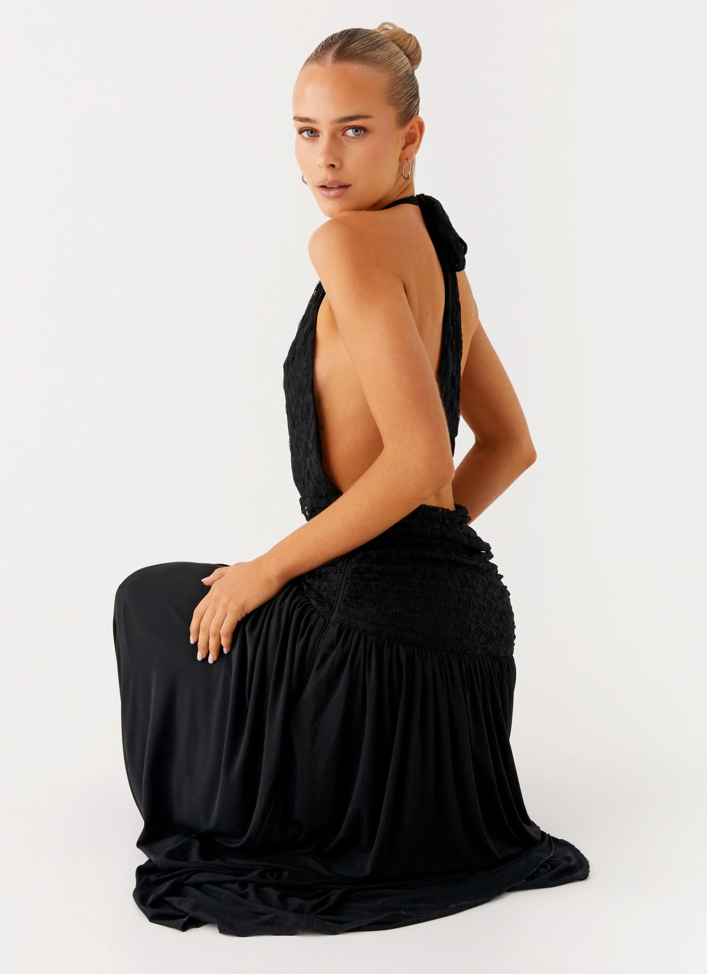 Full Attention Maxi Dress Black