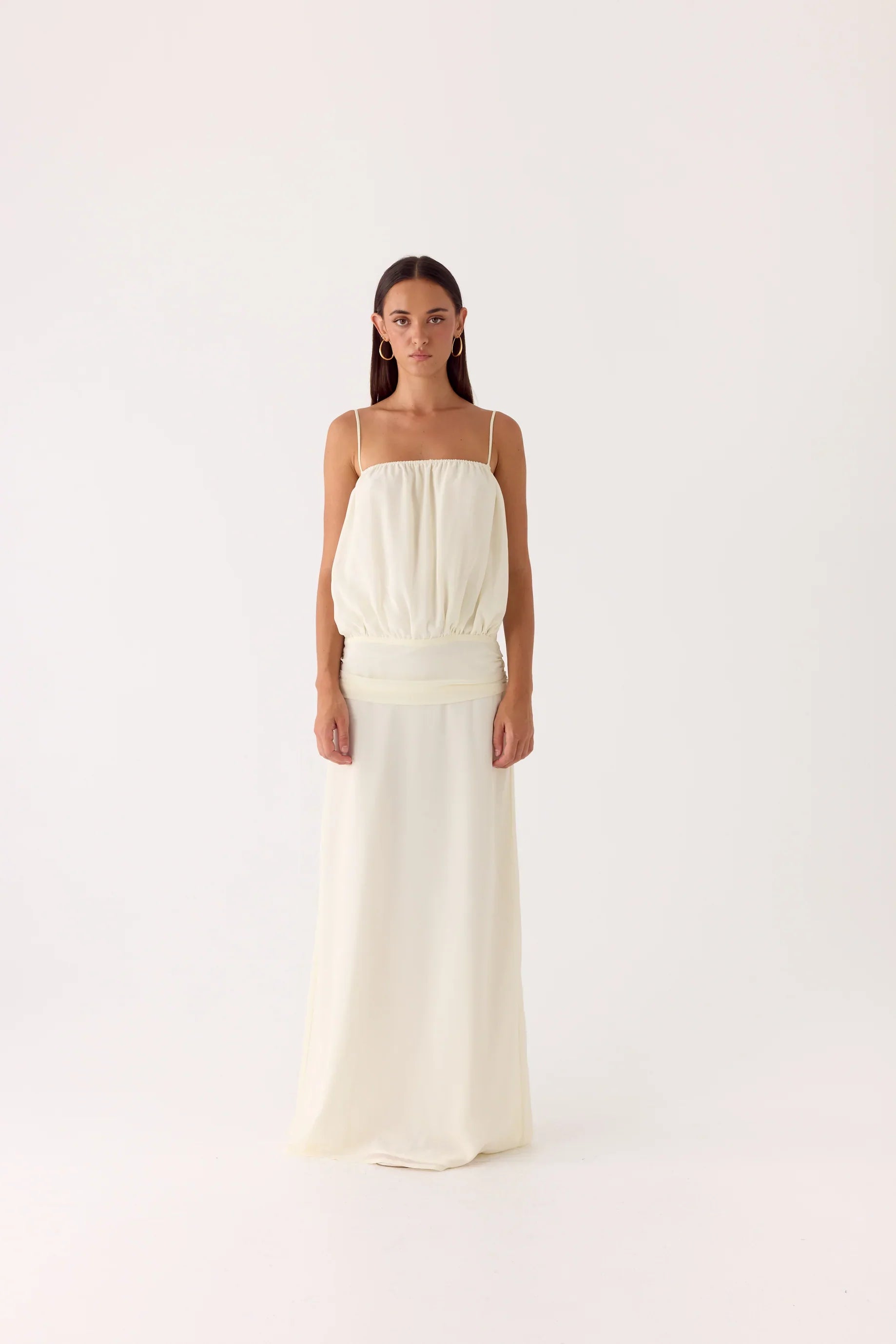 Citrus Kiss Maxi Dress Baby Yellow