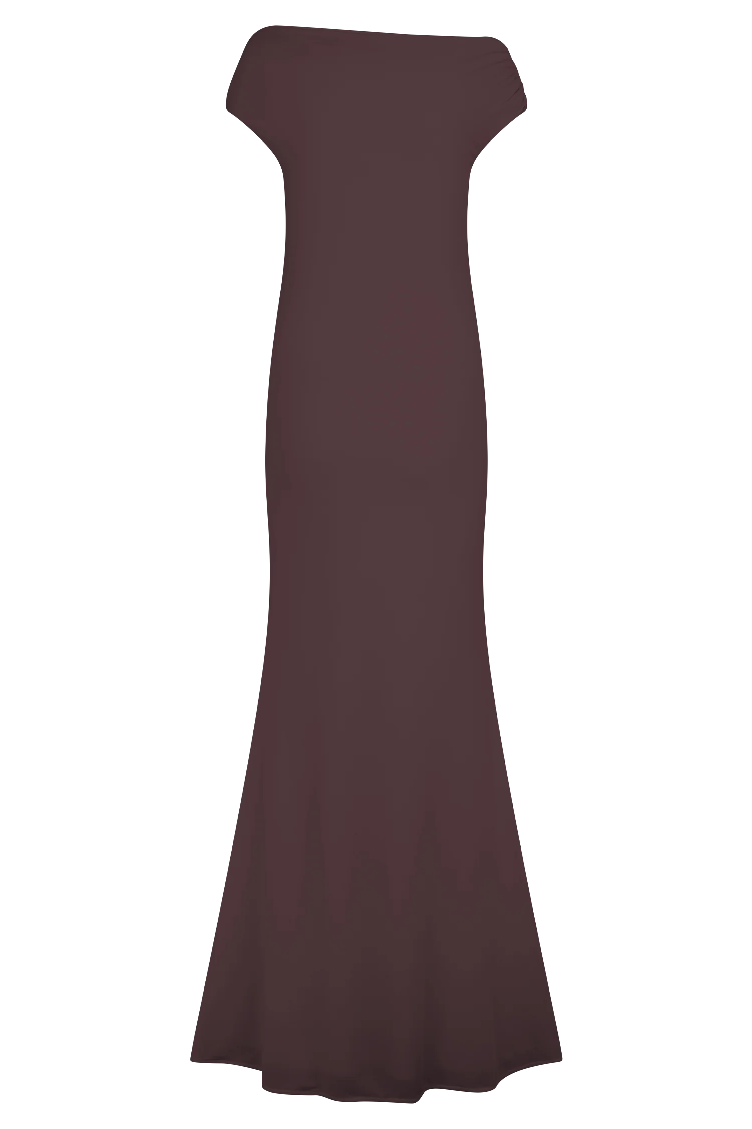 Kinsley Slinky Maxi Dress With Hardware Chocolate
