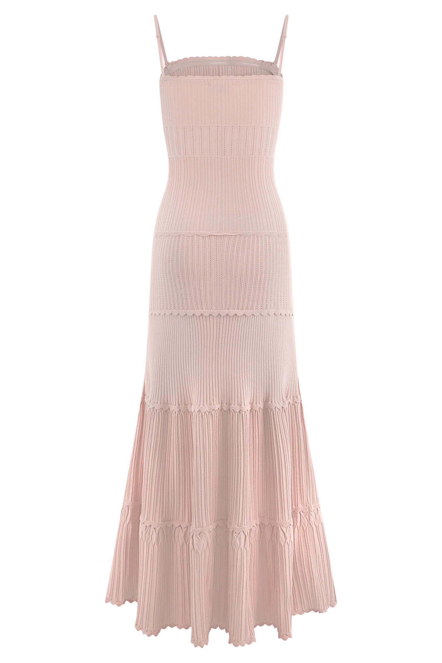 Finley Pointelle Knit Maxi Dress Baby Pink