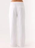 Josephina Linen Pant White