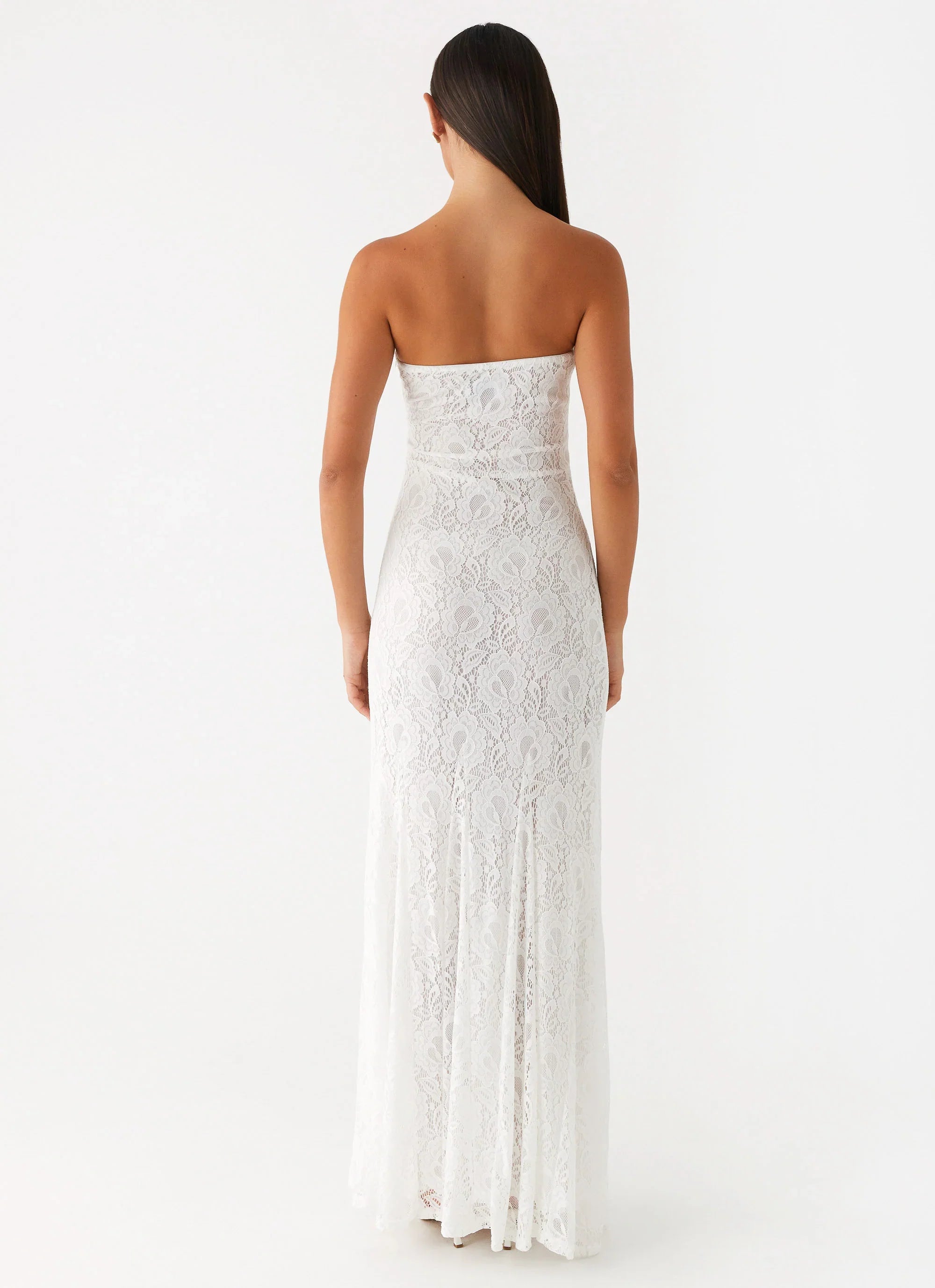 Lolita Lace Maxi Dress Ivory