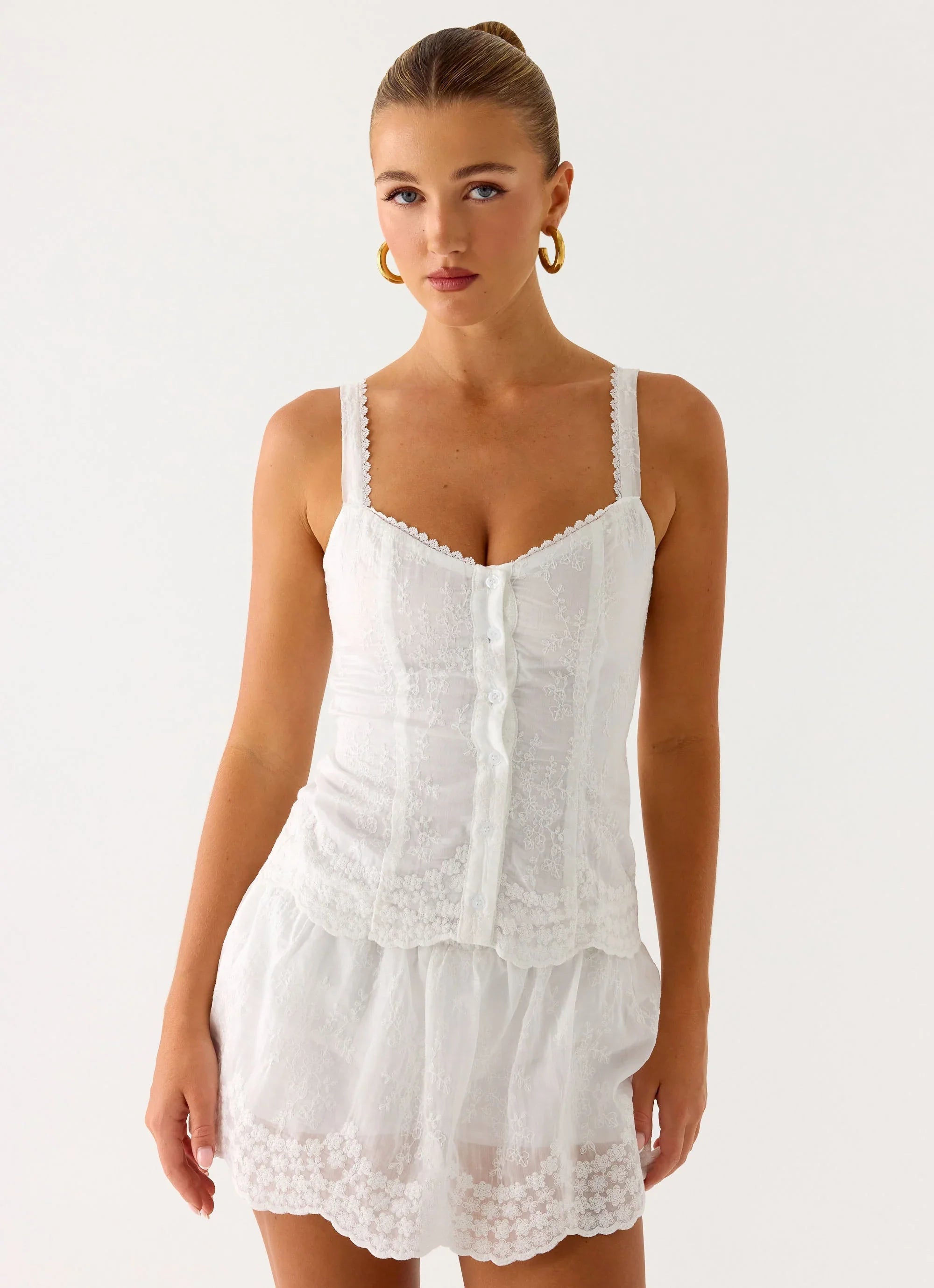 Addictive Mini Skort White