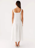 Esmerelda Midi Dress White